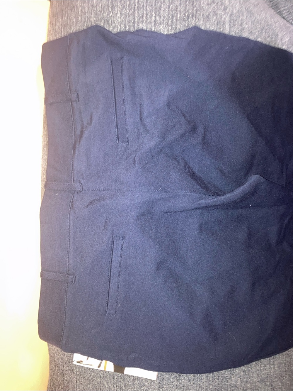 Betabrand Navy Stretch Long Leggings - Large - Picture 5 of 5